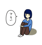 ゆるくてかわいい女の子のスタンプ（個別スタンプ：34）
