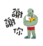 Illustrated Zombies and baby（個別スタンプ：7）