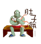 Illustrated Zombies and baby（個別スタンプ：22）