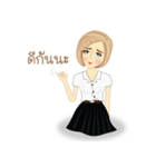 chinese girl strong（個別スタンプ：1）