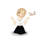 chinese girl strong（個別スタンプ：15）