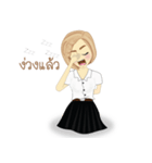 chinese girl strong（個別スタンプ：17）