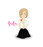 chinese girl strong（個別スタンプ：33）