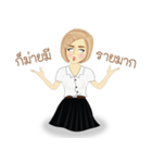 chinese girl strong（個別スタンプ：37）