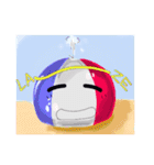 Natsu the beach ball（個別スタンプ：11）