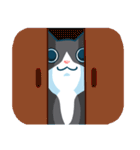 Tuxedo cat - chun chun（個別スタンプ：37）