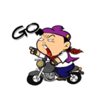 BuffToon v2 biker（個別スタンプ：1）