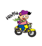 BuffToon v2 biker（個別スタンプ：2）