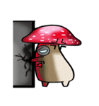 Mushroom plant working mood distractions（個別スタンプ：16）