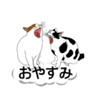 吹き出しに猫だらけ 大きな文字（個別スタンプ：2）