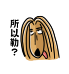 the Arrogant Afghan Hound（個別スタンプ：2）