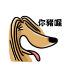 the Arrogant Afghan Hound（個別スタンプ：8）