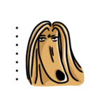 the Arrogant Afghan Hound（個別スタンプ：25）