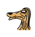 the Arrogant Afghan Hound（個別スタンプ：38）