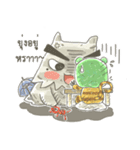 A Bear Face's Tiger and a Ghost Paper（個別スタンプ：18）