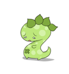 A Little Green Dinosaur（個別スタンプ：4）