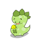 A Little Green Dinosaur（個別スタンプ：18）