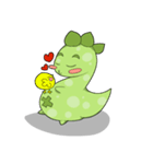 A Little Green Dinosaur（個別スタンプ：26）
