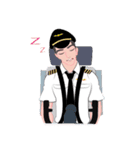 Captain:D and cute air（個別スタンプ：9）