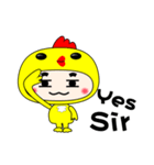 Hat chick（個別スタンプ：2）