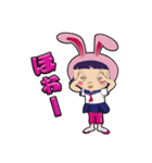 うさぎ女子♪（個別スタンプ：3）