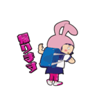 うさぎ女子♪（個別スタンプ：15）