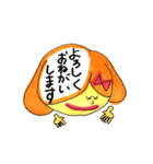 話す女の子（個別スタンプ：34）