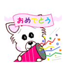 Lucky犬レオと毎日一緒に（個別スタンプ：16）