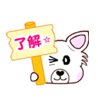 Lucky犬レオと毎日一緒に（個別スタンプ：24）