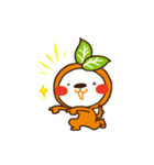 Orange dog and his robot friend ！（個別スタンプ：15）