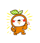 Orange dog and his robot friend ！（個別スタンプ：17）