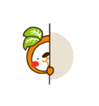 Orange dog and his robot friend ！（個別スタンプ：18）