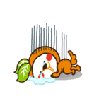 Orange dog and his robot friend ！（個別スタンプ：20）