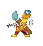 Orange dog and his robot friend ！（個別スタンプ：27）