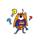 Orange dog and his robot friend ！（個別スタンプ：29）