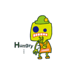 Orange dog and his robot friend ！（個別スタンプ：31）