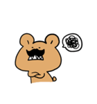 Moustache Bear（個別スタンプ：7）