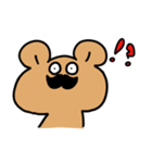 Moustache Bear（個別スタンプ：17）