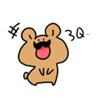 Moustache Bear（個別スタンプ：21）