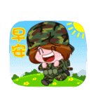 Taiwan female soldiers 2.0（個別スタンプ：1）