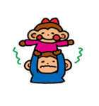 the life of monkey.（個別スタンプ：2）