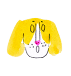 funny yellow dog（個別スタンプ：12）