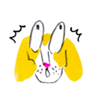 funny yellow dog（個別スタンプ：23）