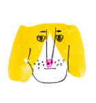 funny yellow dog（個別スタンプ：25）