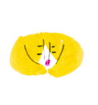 funny yellow dog（個別スタンプ：28）