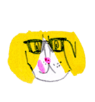 funny yellow dog（個別スタンプ：29）