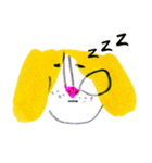 funny yellow dog（個別スタンプ：33）