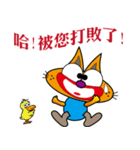 CRAZY MUDDY CAT（個別スタンプ：40）