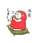 Healing DARUMA Miss DARUMARIKO（個別スタンプ：1）