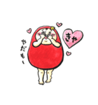 Healing DARUMA Miss DARUMARIKO（個別スタンプ：34）